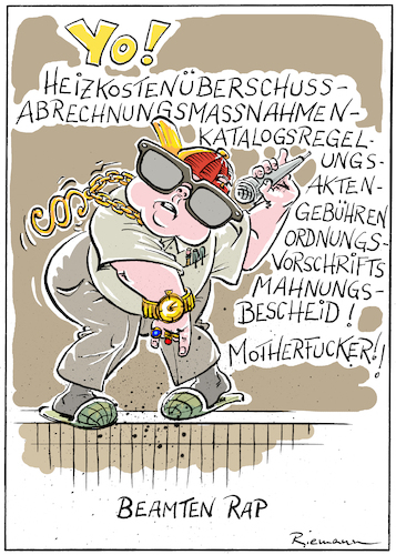 Cartoon: Bürokratie 4 (medium) by Riemann tagged bürokratie,beamte,sprache,verwaltung,beamtendeutsch,paragraphen,formulare,gesetze,behörde,amt,rap,musik,sprechgesang,cartoon,george,riemann,bürokratie,beamte,sprache,verwaltung,beamtendeutsch,paragraphen,formulare,gesetze,behörde,amt,rap,musik,sprechgesang,cartoon,george,riemann