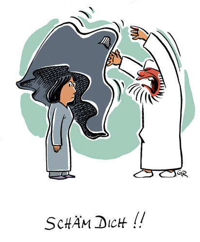 Cartoon: Burka (medium) by Riemann tagged burka,religion,kontrolle,selbstbeherrschung,geilheit,mann,frau,sexualität,islam,fanatiker,men,women,sexuality,control,self,horny,object,power,cartoon,george,riemann,burka,religion,kontrolle,selbstbeherrschung,geilheit,mann,frau,sexualität,islam,fanatiker,men,women,sexuality,control,self,horny,sex,object,power,cartoon,george,riemann