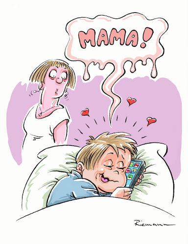 Cartoon: Erstes Wort (medium) by Riemann tagged handy,kinder,mutter,beziehung,sucht,ablenkung,spielzeug,erziehung,kindheit,social,media,abhängigkeit,cartoon,george,riemann,handy,kinder,mutter,beziehung,sucht,ablenkung,spielzeug,erziehung,kindheit,social,media,abhängigkeit,cartoon,george,riemann