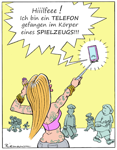 Cartoon: Spielzeug (medium) by Riemann tagged hanfy,telefon,spielzeug,selfie,game,boy,influencer,tussie,smart,phone,multi,media,internet,apps,online,cartoon,george,riemann,hanfy,telefon,spielzeug,selfie,game,boy,influencer,tussie,smart,phone,multi,media,internet,apps,online,cartoon,george,riemann