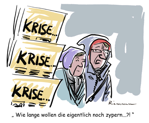 Cartoon: Zypern (medium) by Riemann tagged banken,krise,zypern,eu,euro,finanzen,dauerkrise,george,riemann,zypern,krise,banken,eu,euro,finanzen,dauerkrise,george,riemann