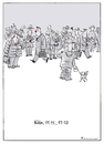 Cartoon: 11 Uhr 10 (small) by Riemann tagged karneval,köln,gecken,humor,deutsch,pünktlichkeit,spontanität,regeln,pappnase,heiterkeit,witz,spass,cartoon,george,riemann
