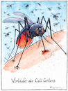 Cartoon: Plage (small) by Riemann tagged call center telefon verkauf plage nervtötend lästig mücken moskitos cartoon george riemann