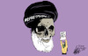 Cartoon: Repression (small) by halltoons tagged iran,islamic,clerics,protests