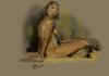 Cartoon: Stacey 10 (small) by halltoons tagged model woman girl pose figure drawing