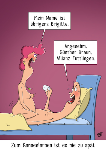 Cartoon: Kennenlernen (medium) by luftzone tagged thomas,luft,cartoon,lustig,beischlaf,geschlechtsverkehr,kennenlernen,mann,frau,bett,schlafzimmer,versicherung,vertreter,liebe,thomas,luft,cartoon,lustig,sex,beischlaf,geschlechtsverkehr,kennenlernen,mann,frau,bett,schlafzimmer,versicherung,vertreter,liebe