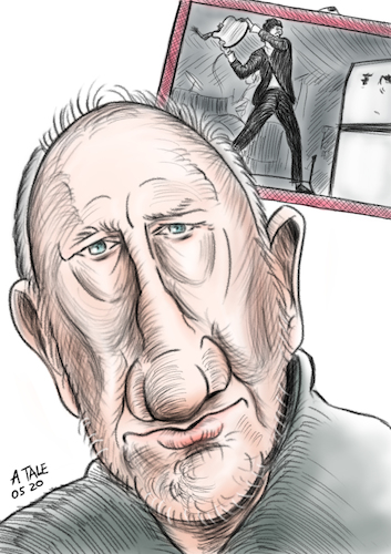 Pete Townshend Karikatur