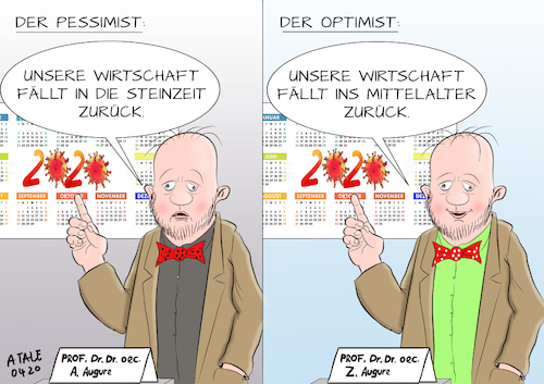 Cartoon: Schöne Aussichten (medium) by Ago tagged coronavirus,lungenkrankheit,infektion,pandemie,covid,neunzehn,ausbreitung,neuer,erreger,weltweit,bedrohung,ausgangsbeschränkungen,notmaßnahmen,beeinträchtigung,demokratie,freiheit,soziales,leben,daheim,bleiben,wirtschaft,stillstand,rezession,rückgang,produktion,krise,unabsehbare,folgen,rückschritt,wohlstand,pleiten,konkurse,arbeitslosigkeit,schulden,staatsverschuldung,unterschiedliche,prognosen,wissenschaftler,experten,politik,caricature,karikatur,cartoon,pressezeichnung,illustration,tale,agostino,natale,coronavirus,lungenkrankheit,infektion,pandemie,covid,neunzehn,ausbreitung,neuer,erreger,weltweit,bedrohung,ausgangsbeschränkungen,notmaßnahmen,beeinträchtigung,demokratie,freiheit,soziales,leben,daheim,bleiben,wirtschaft,stillstand,rezession,rückgang,produktion,krise,unabsehbare,folgen,rückschritt,wohlstand,pleiten,konkurse,arbeitslosigkeit,schulden,staatsverschuldung,unterschiedliche,prognosen,wissenschaftler,experten,politik,caricature,karikatur,cartoon,pressezeichnung,illustration,tale,agostino,natale