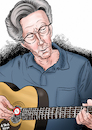 Cartoon: Eric - Slow Hand - Clapton (small) by Ago tagged eric,clapton,spitzname,slow,hand,musiker,gitarrist,pop,rock,runder,geburtstag,karikatur,caricature,gesicht,porträt,bild,cartoon,pressezeichnung,illustration,tale,agostino,natale