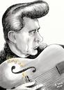 Cartoon: Johnny Cash Karikatur (small) by Ago tagged johnny,cash,todestag,musiker,usa,sänger,songwriter,country,folk,rock,and,roll,porträt,portrait,gitarre,ring,of,fire,caricature,karikatur,cartoon,pressezeichnung,illustration,tale,agostino,natale
