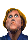 Cartoon: Merkel (small) by Ago tagged merkel,angela,karikatur,porträt,zeichnung,caricature,cartoon,illustration,tale,agostino,natale