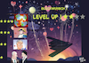 Cartoon: Next Level... (small) by Ago tagged nahost,israel,iran,netanjahu,ali,chamenei,konflikt,krieg,terror,raketenbeschuss,atomanlagen,angriff,intervention,usa,donald,trump,b2,stealth,bomber,tarnkappenbomber,zuspitzung,eskalation,reaktion,schutzmacht,russland,putin,computerspiel,level,atompilz,weltkrieg,politik,caricature,karikatur,cartoon,pressezeichnung,illustration,ago,agostino,natale