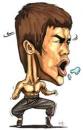 Cartoon: Caricature of Bruce Lee (small) by jit tagged caricature bruce lee 