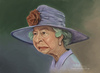 Cartoon: Queen Elizabeth II caricature (small) by jit tagged queen elizabeth ii caricature