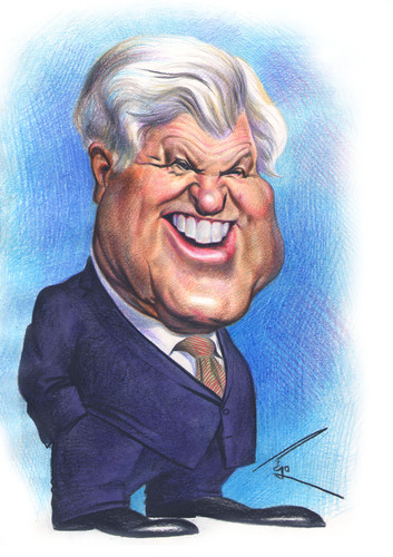Cartoon: Ted Kennedy (medium) by besikdug tagged usa,georgia,ted,kennedy,karikature,besikdug