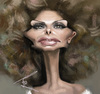 Cartoon: Sophia Loren (small) by besikdug tagged actor actress besikdug cartoon georgia italian loren movies oscar sofia sophia