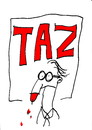 Cartoon: Kai Diekmann (small) by Eliasbeth Hauck tagged kai,diekmann,karikatur,taz