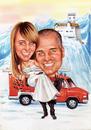 Cartoon: caricature wedding (small) by boyd999 tagged caricature
