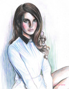 Cartoon: Lana Del Rey (small) by noparainnita tagged lana,del,rey,singer,woman,female,face,artist,no,para,innita