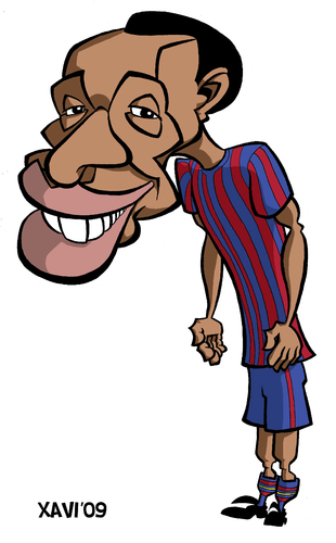 Cartoon: FC Barcelona 2010 Henry (medium) by Xavi dibuixant tagged henry,thierry,caricature,caricatura,fcb,barcelona,football,futbol,fc barcelona 2010,fußball,sport,sportler,fußballer,karikatur,karikaturen,fc,barcelona,2010,thierry henry,thierry,henry