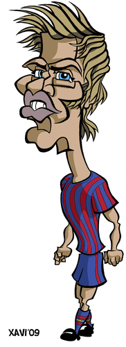 Cartoon: FC Barcelona 2010 Pique (medium) by Xavi dibuixant tagged pique,caricature,caricatura,fcb,barcelona,football,futbol,fc barcelona 2010,fußball,sport,sportler,fußballer,karikatur,karikaturen,fc,barcelona,2010,pique