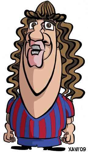 Cartoon: FC Barcelona 2010 Puyol (medium) by Xavi dibuixant tagged puyol,caricature,caricatura,fcb,barcelona,football,futbol,fc barcelona 2010,fußball,sport,sportler,fußballer,karikatur,karikaturen,fc,barcelona,2010,puyol