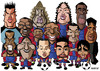 Cartoon: FC Barcelona 2007 (small) by Xavi dibuixant tagged fc,barcelona,football,soccer,messi,ronaldinho,etoo,henry,deco,rickjaard