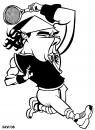 Cartoon: Rafa Nadal (small) by Xavi dibuixant tagged rafael,nadal,rafa,caricature,caricatura,tenis,tennis,atp