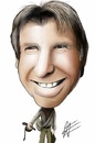 Cartoon: Harrison Ford (small) by cesar mascarenhas tagged harrison,ford,whip,caricature