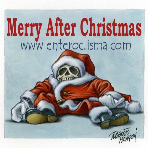 Cartoon: After Christmas (medium) by Roberto Mangosi tagged christmas,santaklaus
