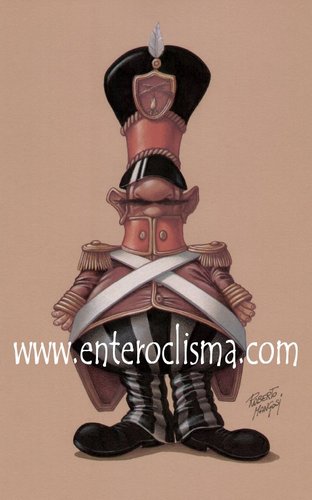 Cartoon: The Marshall (medium) by Roberto Mangosi tagged italy,italia,unita,uniform,150