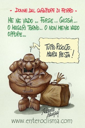 Cartoon: The terrible premier (medium) by Roberto Mangosi tagged berlusconi,satire,humour