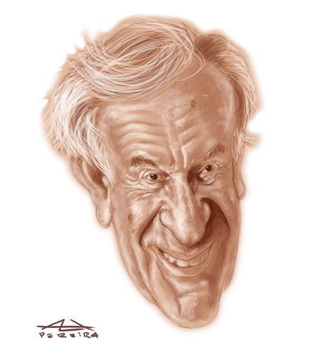 Cartoon: Elie Wiesel (medium) by Alex Pereira tagged writer