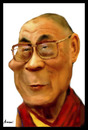 Cartoon: Dalai Lama (small) by Amauri Alves tagged photoshop,digital,dalai,lama
