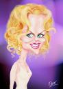 Cartoon: Nicole Kidman (small) by riva tagged kidman,actriz,hollywood,australia,cine