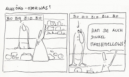 Cartoon: bio (medium) by kika tagged bio
