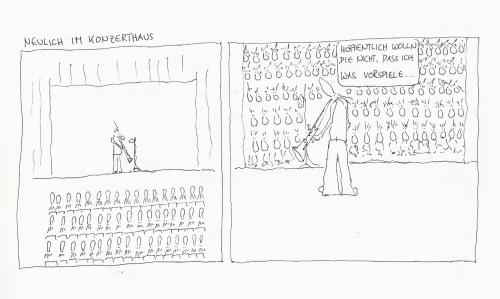 Cartoon: neulich im konzerthaus (medium) by kika tagged erthtj