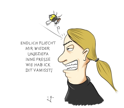 Cartoon: Frühling (medium) by gore-g tagged frühling,insekten,berlin