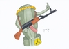 Cartoon: Tibummschenko (small) by gore-g tagged timoschenko,ukraine,russlande,putin,erschiessen,kopfschuss,atomwaffen