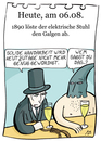 Cartoon: 6. August (small) by chronicartoons tagged elektrischer,stuhl