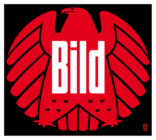 Cartoon: BUNDESADLER (medium) by zenundsenf tagged bundesadler,bild,blöd,blind,bluff,blech,blubber,federal,eagle,germany,deutschland,springer