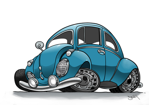 Cartoon: Bug (medium) by Darrell tagged beetle,volkswagen