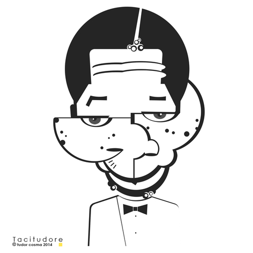 Cartoon: Morgan Freeman (medium) by Tacitudore tagged morgan,freeman,tacitudore,caricature