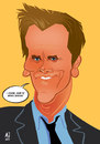 Cartoon: Bacon (small) by Martynas Juchnevicius tagged kevin,bacon,cartoon,art,actor,celebrity,famous