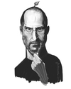 Cartoon: Steve Jobs (small) by Martynas Juchnevicius tagged steve,jobs,apple,macintosh,caricature,painting,digital