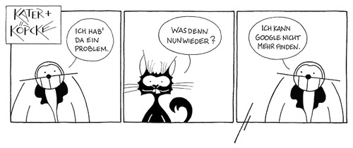 Cartoon: Kater und Köpcke - SEO (medium) by badham tagged badham,hammel,kater,köpcke,internet,seo,suchmaschine,engine,search,www,world,wide,web,google,suchen,tags