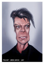 Cartoon: David Bowie (small) by tejlor tagged david bowie