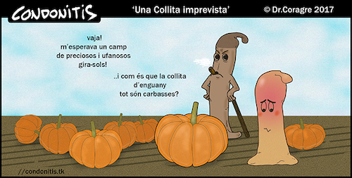 Cartoon: Condonitis 76 (medium) by DrCoragre tagged humor,catala,catalan,tira,comic,strip,drawing