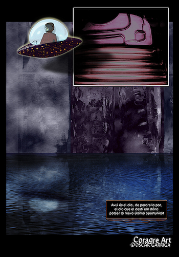 Cartoon: Mon Naufrag (medium) by DrCoragre tagged comic,digital,art,illustration,drawing