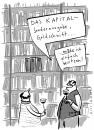 Cartoon: das kapital (small) by kittihawk tagged das kapital karl marx literatur bibliothek